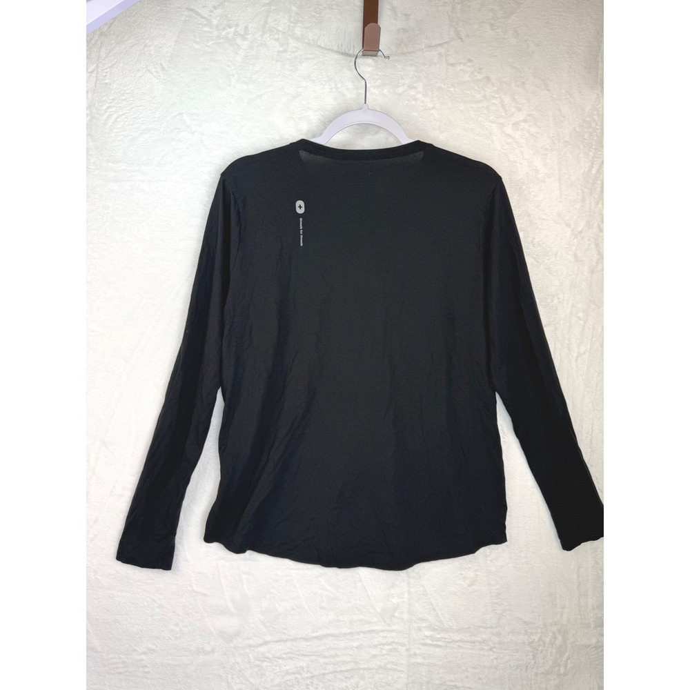 FIGS Super Soft Long Sleeve Underscrub Top Charcoal Gray Pima Cotton Modal XL - Picture 6 of 9